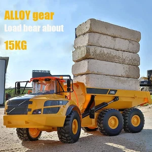 1:20 RC Car Engineering Vehicle Kid Remote Controlled Articulated Dump Truck Toy - Picture 1 of 21