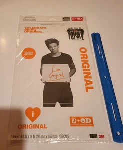 One Direction Louis 1D+OD Office Depot 7 Decal Stickers Original NEW 2013 - Picture 1 of 8