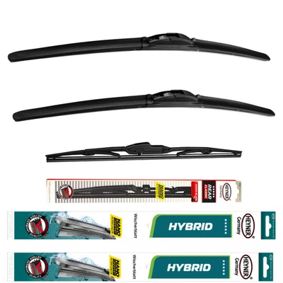 Juego completo de limpiaparabrisas Aeroflat para Nissan Leaf Z0 2010-2017 HH26 16 H10 HRC Foto 1 de 4