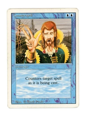 Counterspell - Magic the Gathering  MTG - MP Revised - Image 1 of 2
