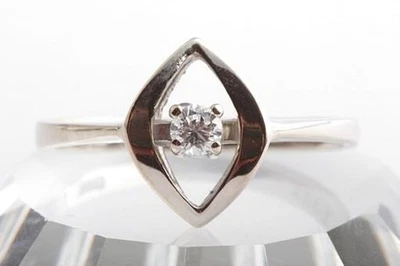 Brillant Ring Solitär 0,06ct G Vsi 333 8K Gelb Gold Gr. 49   - Bild 1 von 4