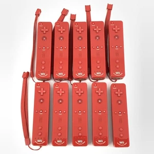 Nintendo Wii Remote Plus Red Lot of 10 RVL-036 As Is From Japan 0854 UT - Picture 1 of 5