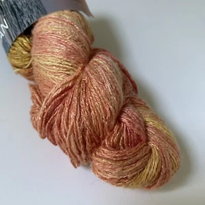 Cornelia Tuttle Hamilton Heavens Hand Raw Silk Yarn Hand Spun Hand Dyed 50 Grams - Picture 1 of 5