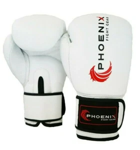 Phoenix Fight Gear - Flight Boxing Gloves - White - Kickboxing, Boxing, MMA - Picture 1 of 5