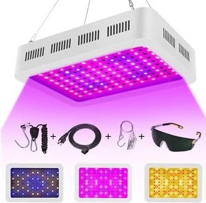 LED Grow Light 1000w Indoor Plant Full Spectrum Seedling Succulents Herbs Flower - Picture 1 of 5