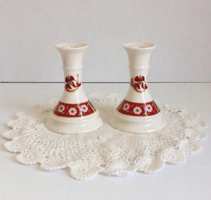 Charlton Hall By Kobe Vintage Christmas Candle Sticks Japan Classic Traditions - Picture 1 of 8