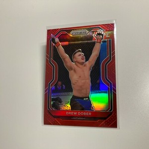 Drew Dober 2021 Panini Prizm UFC Red Refractor Card 113/275 #22