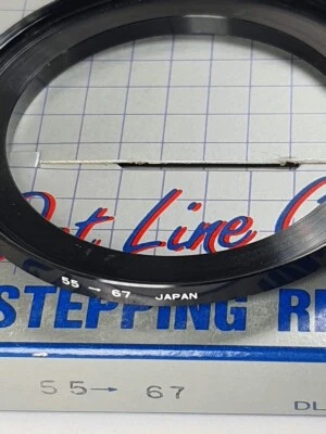 55-67mm Metal Step Up Lens Filter Converting Adapter Ring 55-67mm E55-E67 Japan - Image 1 of 4