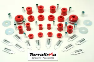 LAND ROVER DEFENDER DISCOVERY 1 POLYURETHANE POLY SUSPENSION BUSH KIT TF940 - Picture 1 of 1