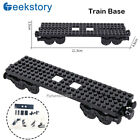 Moc City Train Track Blocks Toy Track Pulley Base Plate Buffer Connector Set