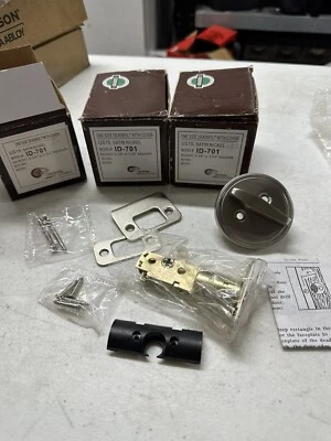 Deadbolt One Sided Interior With Satin Nickel Finish ID-701 2-3/8” Or 2-3/4” Adj - Image 1 of 4