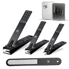TOE NAIL CLIPPERS CUTTER SET PEDICURE KIT HEAVY DUTY THICK HARD NAILS 4 PODIATRY