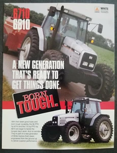 Agco - Blanco 6710-6810 Tractores Hoja de especificaciones del distribuidor Folleto de ventas - Imagen 1 de 2