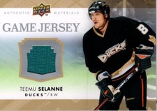 2007-08 Upper Deck Game Jerseys Hockey Card Pick