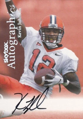 1999 SkyBox Premium Autographics #47 Kevin Johnson RC - Image 1 of 2
