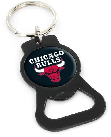 CHICAGO BULLS - BOTTLE OPENER KEYCHAIN - BRAND NEW - NBA-BK-702-10-BK Cover