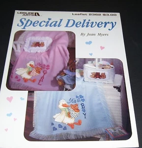 LEISURE ARTS COUNTED CROSS STITCH LEAFLET PATTERN 2362 SPECIAL DELIVERY 1993 - Picture 1 of 1