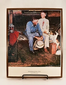 NORMAN ROCKWELL ROMPIENDO CORBATAS CASERAS IMPRESIÓN 11" X 14" - Imagen 1 de 6