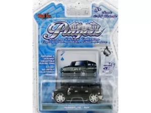 SUV AMC HUMMER H2 - nero - Maisto PlayerZ 1:64 - Foto 1 di 6