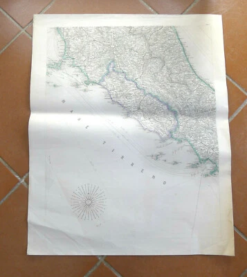  MAPPA NAUTICA MAR TIRRENO ARCIPELAGO TOSCANA LAZIO CAMPANIA ROMA NAPOLI LIVORNO - Immagine 1 di 4
