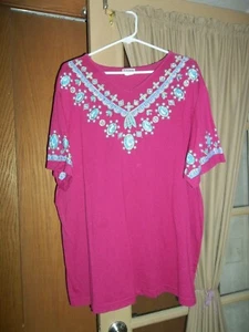 WESTERN BLOUSE - MULTICOLORS 2X - Picture 1 of 2