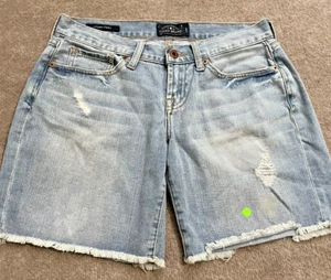 Lucky Brand Women's Shorts 0/25 Blue Denim Laguna Low Rise Ladies - Picture 1 of 10