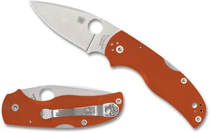 New Spyderco /Native 5 /Burnt Orange G10 Rex45 /C41GPBORE5 /Discontinued rare - Picture 1 of 4