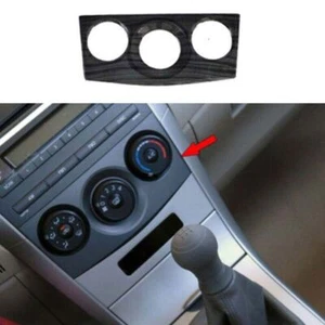 Black Wood Grain 2009-2013 Center Console AC Knob Panel 1X For Toyota Corolla MT - Picture 1 of 6