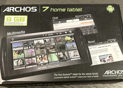 Archos 7 8GB Android Home Tablet V2 MP4/MP3/Photo Viewer (501521) BOXED - Image 1 of 4