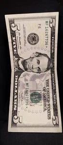 SERIES 2013 $5 DOLLAR BILL STAR NOTE ☆ Rare!! LOW RUN SIZE 320000 #MF16267736* - Picture 1 of 3