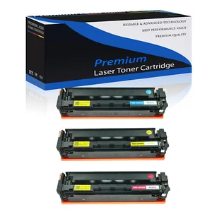 3PK C/Y/M Color Toner Set for HP 201A CF401A-403A LaserJet Pro M277 M277n M252 - Picture 1 of 24