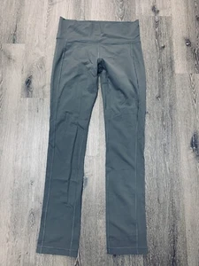 Lululemon Womens Pull On High Rise Athletic Leggings Gray Size 10 - Picture 1 of 3