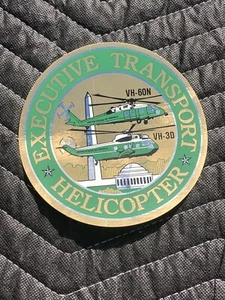 NOS Vintage Executive Transport Helicopter VH-60N & VH-3D 5in Sticker *RARE* - Picture 1 of 4