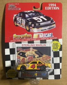 1994 Nascar Racing Champions #4 Kodak Sterling Marlin Diecast Car On Card - Picture 1 of 3