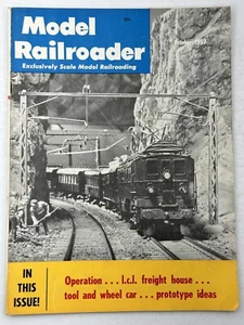 Model Railroader Magazine - Oct 1957 - How-to - Railroading - Trains - Layouts - Picture 1 of 2
