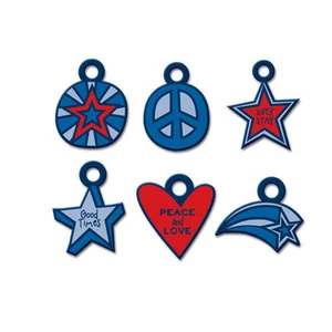WE R MEMORY KEEPERS SOFT CHARMS-YANKEE DOODLE-633356418320 - Picture 1 of 1