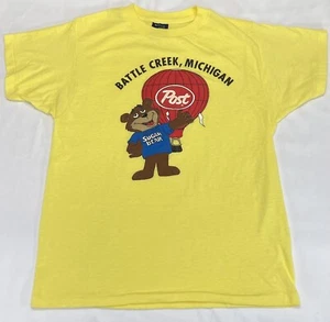 Vintage Sugar Bear T-Shirt Post Battle Creek Single Stitch Small - Picture 1 of 16