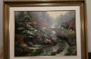 Thomas Kinkade Stillwater Bridge Lithograph Limited Edition, 18x24" - Picture 1 of 10
