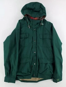 Camel VTG 80s 90s Wool Lined Hooded 3-in 1 Jacket Shell Only Green Mens M - Picture 1 of 10