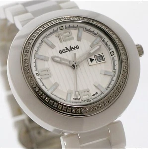 Geovani • 34mm • Swiss Women's Watch • GOL510-CWS-S-1 • Date • Central Seconds - Picture 1 of 9
