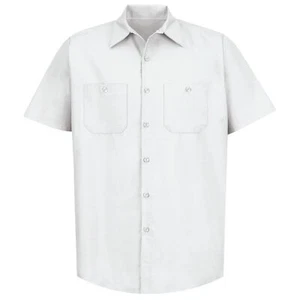 Red Kap Men's Short Sleeve Industrial Work Shirt - Picture 1 of 84
