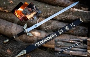 Legend of Zelda sword skyward link's Master sword unique handmade with scabbard