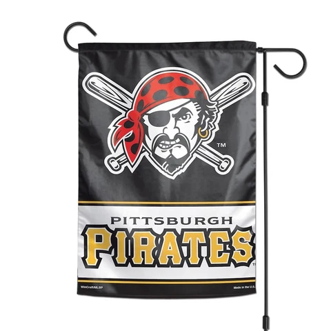 Pittsburgh Pirates Baseball MLB 12.5X18 Garden Mini Flag 2 Sided Front Yard Cover