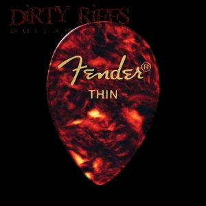 Selecciones de guitarra delgada Fender 358 celuloide con carcasa paquetes de 1 a 24 - Imagen 1 de 1