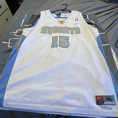 Vintage Nike Denver Nuggets Carmelo Anthony Rookie Swingman Jersey XL 24x33” Cover