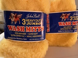 NWT 4 Total John Bull Jumbo Heavy Duty Wash Mitts Glove - Picture 1 of 1