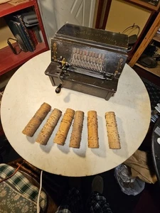 Antike Edelstein-Rollenorgel mit 6 Kolben restauriert spielt das Beste, was ich je gehört habe! - Bild 1 von 16