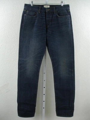 Baldwin USA Kansas City Blue Selvage Jeans Henley Slim Straight Men's sz 33 X 35 - Image 1 of 4