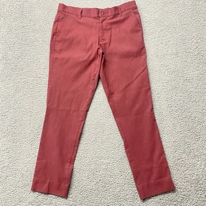 Mizzen Main Chino Hose Herren tatsächliche Größe 36x29 weinrot mittelhoher Bund - Bild 1 von 19
