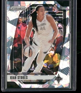 2024 Panini Prizm WNBA #122 Kiah Stokes Ice Prizms Las Vegas Aces - Picture 1 of 2
